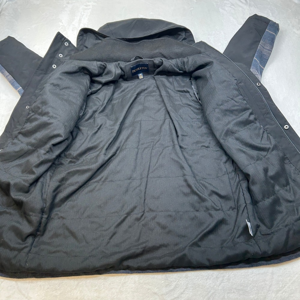 Pendleton Hooded Softshell Jacket Mens Medium Bla… - image 6